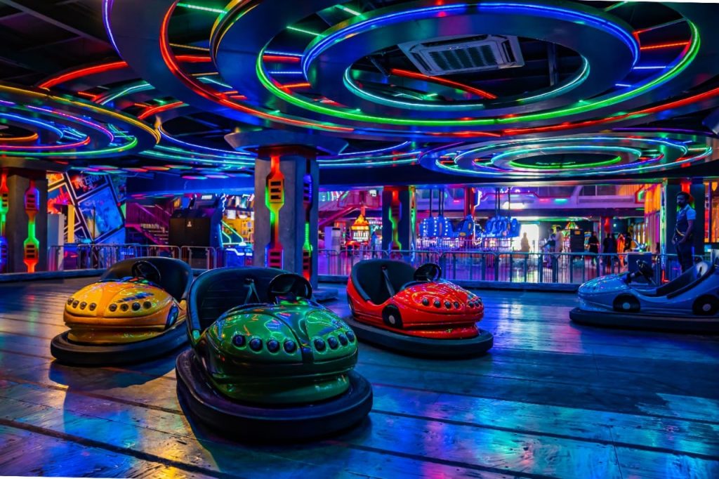 Ride the Laser Bumper Cars